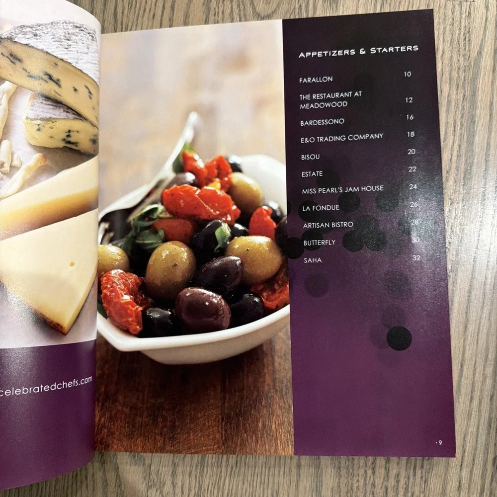 San‎ Francisco Celebrated Chefs Volume 1 Culinary Guide And cookbook